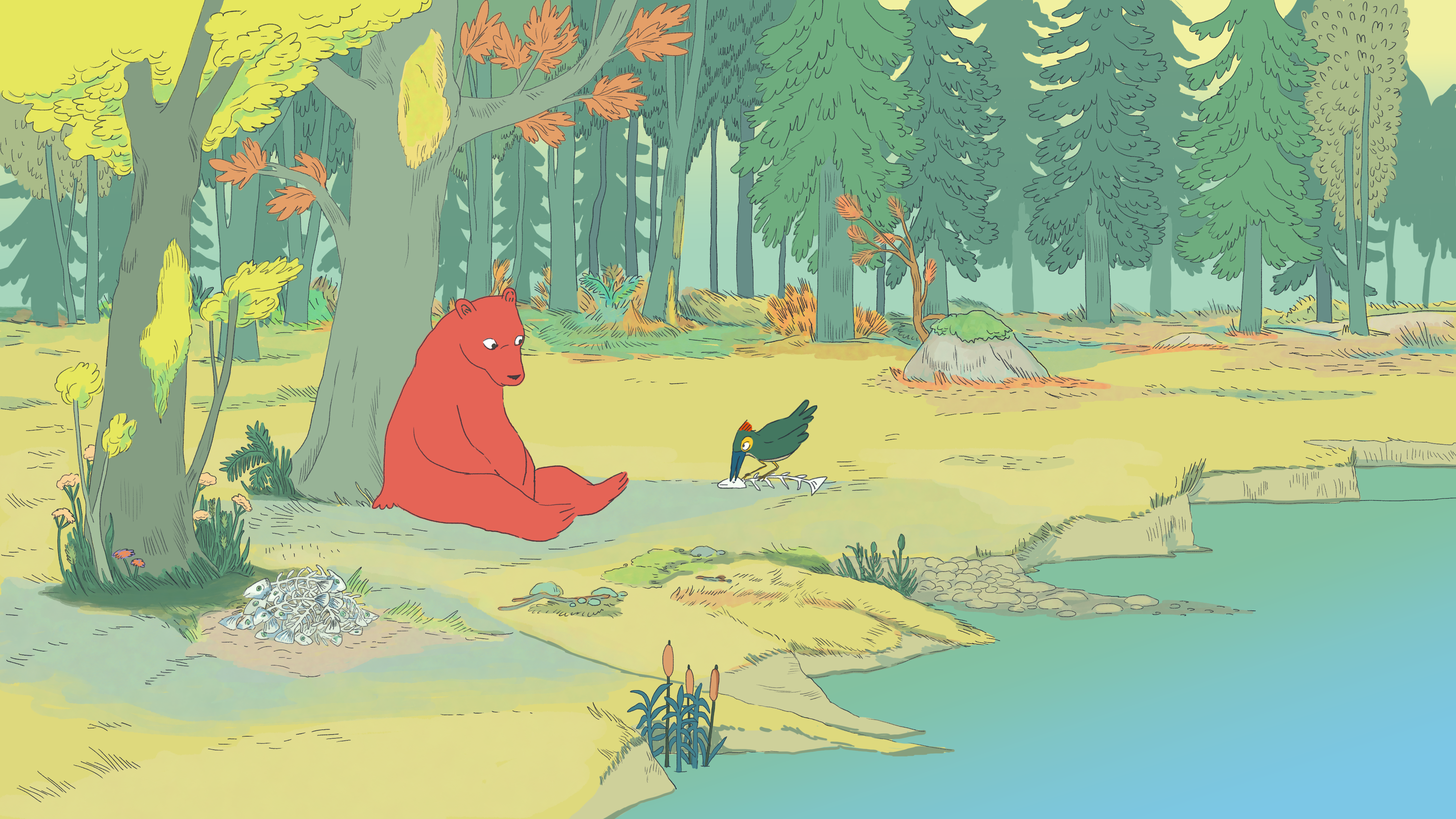 l’ourse et l’oiseau 10 © miyu productions l'ourse et l'oiseau 10 © miyu productions